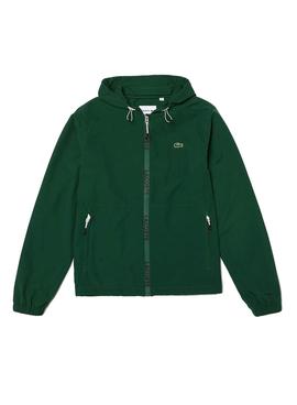 Chaqueta Lacoste Bomber Verde Para Hombre