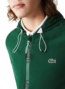 Chaqueta Lacoste Bomber Verde Para Hombre