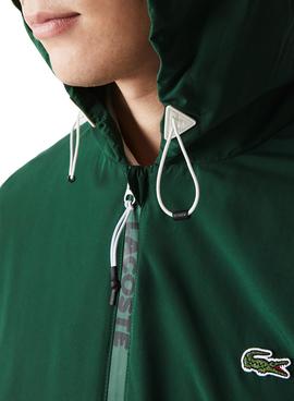 Chaqueta Lacoste Bomber Verde Para Hombre