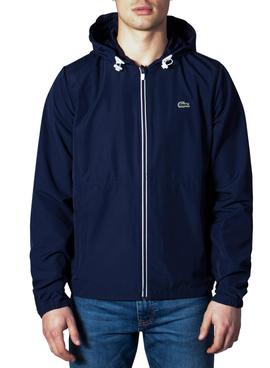 Chaqueta Lacoste Bomber Azul Para Hombre