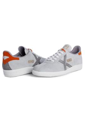 Zapatillas Munich Barru 112 Gris Para Hombre