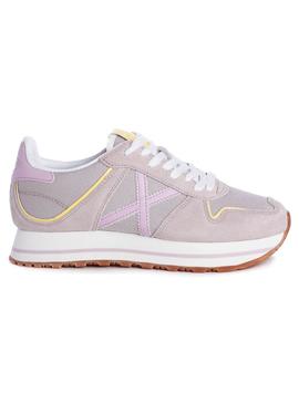 Zapatillas Munich Massana Sky 165 Beige Para Mujer