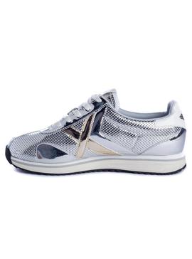 Zapatillas Munich Sapporo 138 Plateadas Hombre