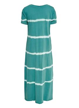 Vestido Only Corentin Tie Dye Turquesa Para Mujer