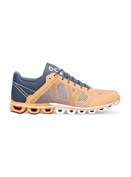 Zapatillas On Running CloudFlow Almond Grey Mujer