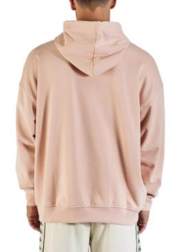 Sudadera Kappa Tallyx Authentic Rosa Para Hombre