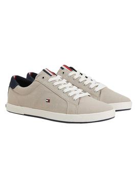 Zapatillas Tommy Hilfiger Iconic Beige Para Hombre