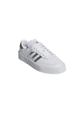 Zapatilla Adidas Sambarose Blanco Mujer.