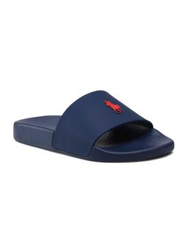 Chanclas Polo Ralph Lauren Marino para Hombre