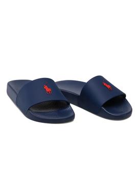 Chanclas Polo Ralph Lauren Marino para Hombre