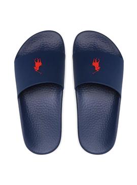 Chanclas Polo Ralph Lauren Marino para Hombre