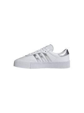 Zapatilla Adidas Sambarose Blanco Mujer.