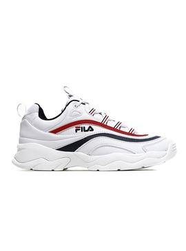 Zapatillas Fila Ray Heritage Blanco Marino Mujer