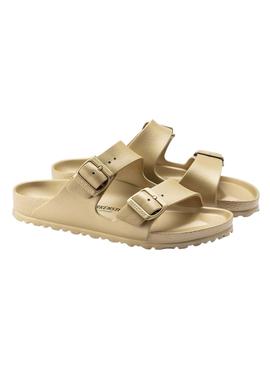 Sandalias Birkenstock Arizona EVA Gold Para Mujer