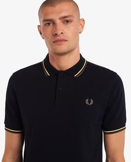 Polo Fred Perry  Punto Piqué  azul Para Hombre