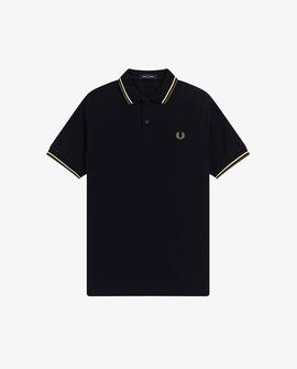 Polo Fred Perry  Punto Piqué  azul Para Hombre