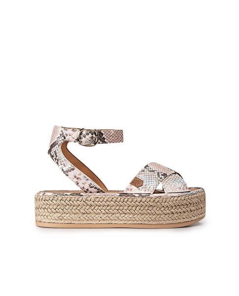 Sandalias Plataforma Orilla Gilda Rose POPA para Mujer