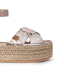 Sandalias Plataforma Orilla Gilda Rose POPA para Mujer