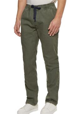 Pantalón Tommy Jeans Ethan Garment Verde Hombre