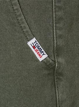 Pantalón Tommy Jeans Ethan Garment Verde Hombre