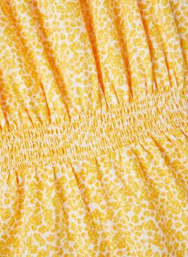 Mono Corto Name It Jasphine Flores Amarillo Niña