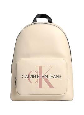 Mochila Calvin Klein Jeans Campus Beige