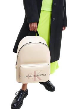 Mochila Calvin Klein Jeans Campus Beige