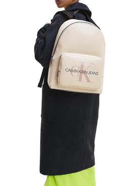 Mochila Calvin Klein Jeans Campus Beige