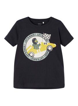 Camiseta Name It Joas Carrera Marina Para Niño