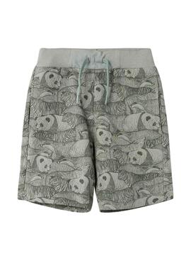 Bermudas Name It Jilan Animales Gris Para Niño.