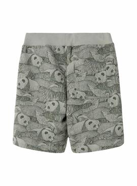 Bermudas Name It Jilan Animales Gris Para Niño.