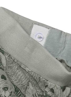 Bermudas Name It Jilan Animales Gris Para Niño.