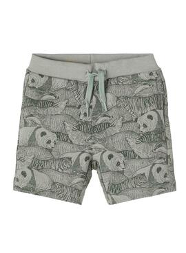 Bermudas Name It Jilan Animales Gris Para Niño