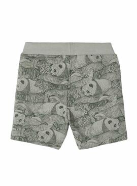 Bermudas Name It Jilan Animales Gris Para Niño