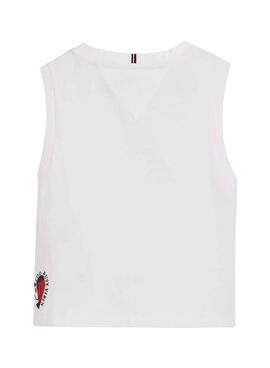  Camiseta Tommy Hilfiger Positive Blanca Niña