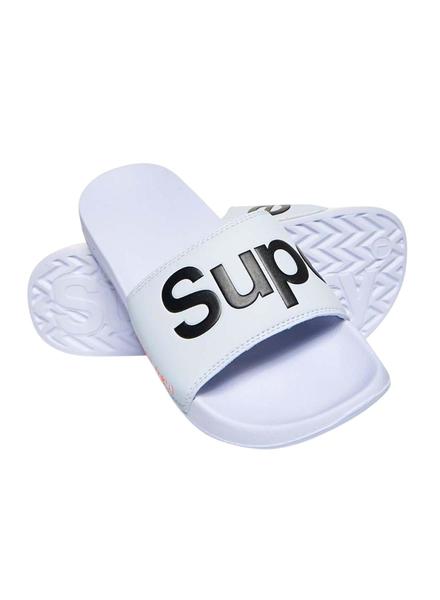 Chanclas Superdry Classic Blancas Para Hombre