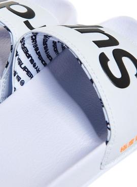 Chanclas Superdry Classic Blancas Para Hombre
