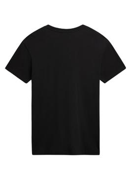 Camiseta Napapijri Sella Negra Unisex