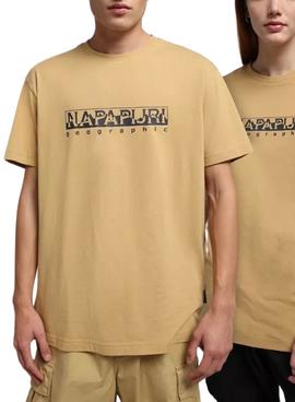 Camiseta Napapijri Sella Camel Unisex
