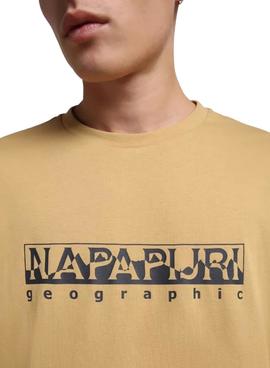 Camiseta Napapijri Sella Camel Unisex