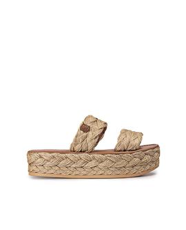 Sandalias Plataforma Tayrona Amur Natural POPA para Mujer