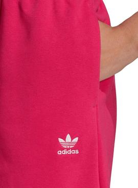 Shorts Adidas Adicolor Essentials Rosa Para Mujer