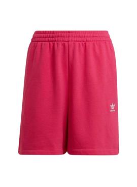 Shorts Adidas Adicolor Essentials Rosa Para Mujer