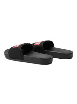 Chanclas Levis June Batwing Mujer Negro