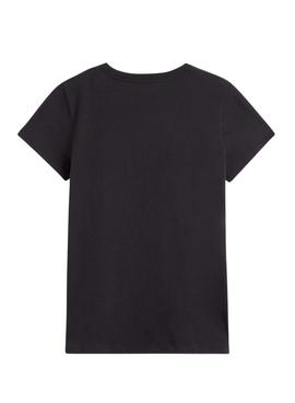 Camiseta Levis The Perfect 501 Negra Para Mujer