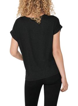 Camiseta Only Moster Negra Para Mujer