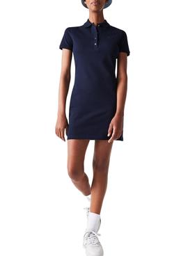 Vestido Lacoste Polo Azul Marino para Mujer