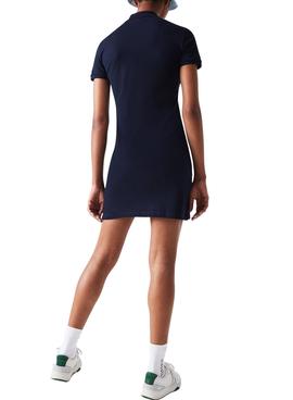 Vestido Lacoste Polo Azul Marino para Mujer