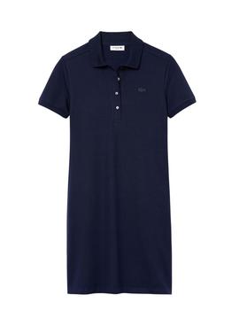 Vestido Lacoste Polo Azul Marino para Mujer