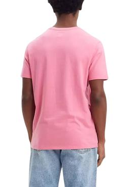 Camiseta Levis Original Rosa Para Hombre